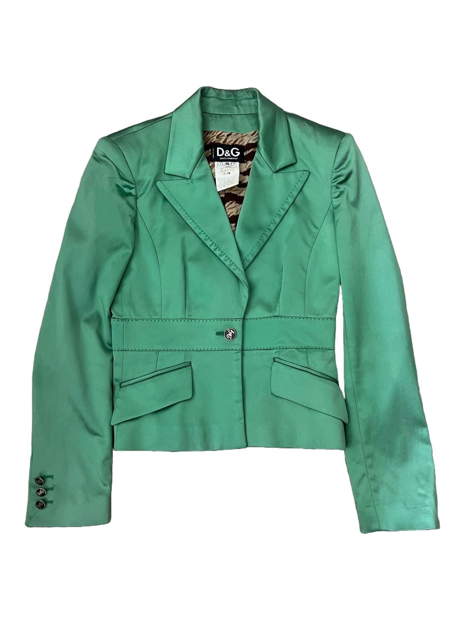 BLAZER SATIN DOLCE & GABBANA - Gatti Vintage Club